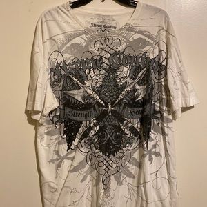 Xl men Xtreme couture white and black shirt